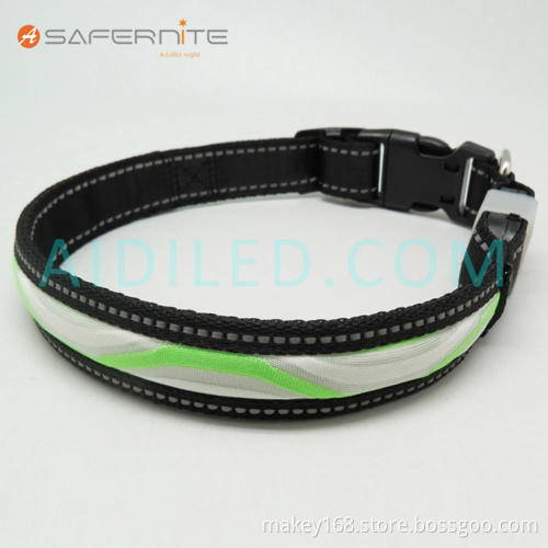 Rechargeable Illuminated Led Dog Collars Lighted